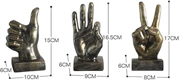 Amazon.co.jp: Raineed インテリア雑貨 ピースサイン OKサイン グッド